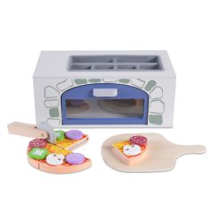 Moni Toys Fajáték fa pizzasütő 