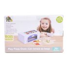 Moni Toys Fajáték fa pizzasütő 