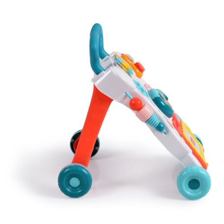 Moni Dreams járássegítő műanyag 2in1 - fehér/türkiz 