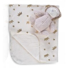   Cangaroo wellsoft takaró 90x75 cm plüss játékkal oroszlán 