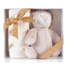 Cangaroo wellsoft takaró 90x75 cm plüss játékkal oroszlán 