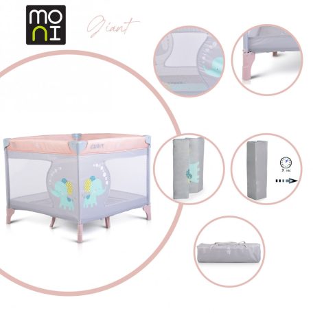 Moni Giant utazójáróka - rózsaszín 