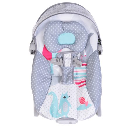 Moni Lovely Forest rezgő-zenélő pihenőszék - szürke 