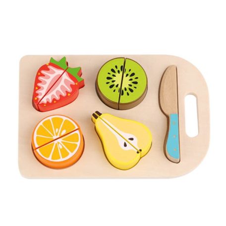 Tooky Toy Fa játék vágható gyümölcsök 10db-os-klón