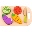 Tooky Toy Fa játék vágható zöldségek 10 db-os 