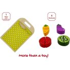 Tooky Toy Fa játék vágható zöldségek 10 db-os 