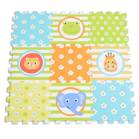 Moni Toys szivacs puzzle 9 db-os - Animals