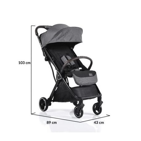 Cangaroo Easy Fold sport babakocsi - szürke 