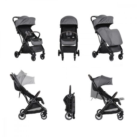 Cangaroo Easy Fold sport babakocsi - szürke 