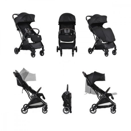 Cangaroo Easy Fold sport babakocsi - fekete