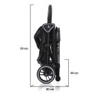 Cangaroo Easy Fold sport babakocsi - fekete