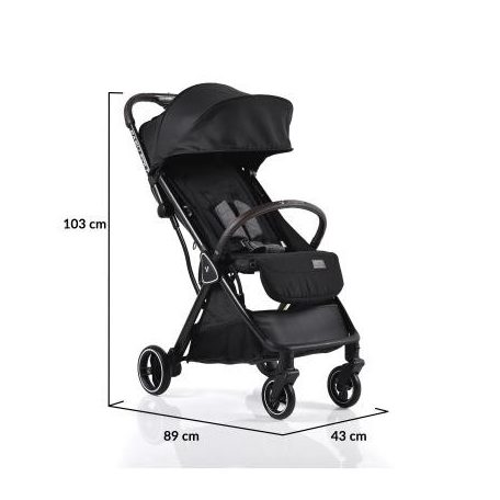 Cangaroo Easy Fold sport babakocsi - fekete