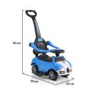 Moni Rider bébitaxi tolókarral 24 hó+ blue