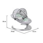 Moni Ari 2 in1 elektromos hinta és pihenőszék - menta