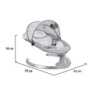 Moni Ari 2 in1 elektromos hinta és pihenőszék - szürke