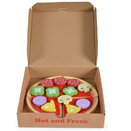 Moni Toys Fa játék pizza szett 22 dbos