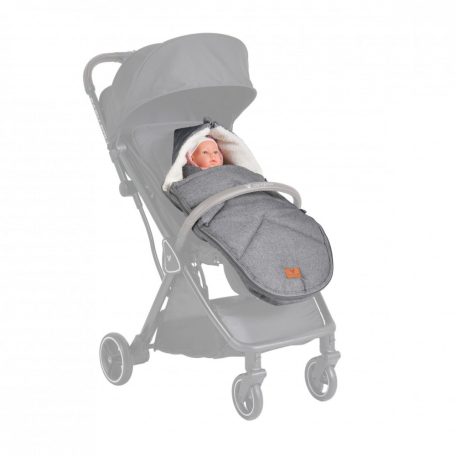 Cangaroo Luxe bundazsák babakocsiba - szürke