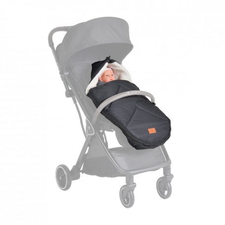 Cangaroo Luxe bundazsák babakocsiba - fekete