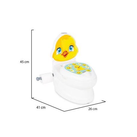 Cangaroo Pilsan bili és gyerek WC 2in1 öblítő hanggal - Elefánt