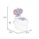 Cangaroo Pilsan bili és gyerek WC 2in1 öblítő hanggal - Elefánt