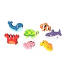 Tooky Toy Fa formaillesztős puzzle - tengeri kisállatok