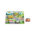 Tooky Toy Fa formaillesztős puzzle - Közlekedés