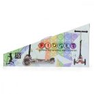 Moni Fidget 3 kerekű roller 3 év+ - fekete 