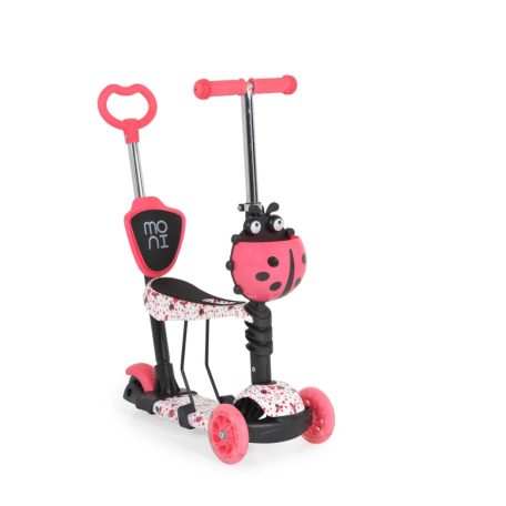 Moni Lollipop roller üléssel katicás piros