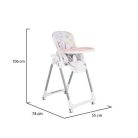 Moni Bueno multifunkciós etetőszék - pink