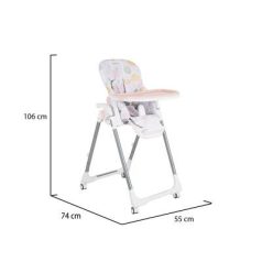 Moni Bueno multifunkciós etetőszék - pink