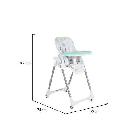 Moni Bueno multifunkciós etetőszék - kék