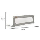Cangaroo Bed rail leesésgátló 130x43,5 cm - szürke 