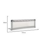 Cangaroo Bed rail leesésgátló 150x50cm - szürke 