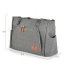 Cangaroo Keily pelenkázó táska - szürke