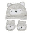 Cangaroo Rey pamut sapka és kiscipők 56-os - szürke 