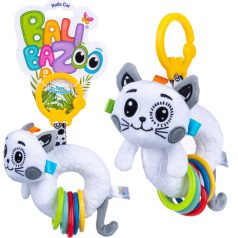   Bali Bazoo Csíptethető Babajáték – Cica Rágókával 0 hó+