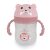 Cangaroo Training Cup with Straw Berry szívószálas pohár 240 ml 6hó+  rózsaszín 