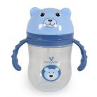 Cangaroo Training Cup with Straw Berry szívószálas pohár 240 ml 6hó+  kék
