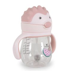   Cangaroo Cup with Straw szívószálas pohár 250 ml 6hó+  rózsasín 