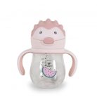 Cangaroo Cup with Straw szívószálas pohár 250 ml 6hó+  rózsasín 