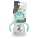Cangaroo Cup with Straw szívószálas pohár 250 ml 6hó+  türkiz 