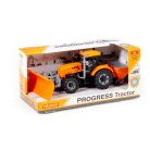 Polesie Toys hókotró/sószóró traktor Progress - Sárga