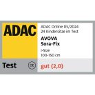 Avova SORA-FIX autóülés 100-150 cm - Koala Pink