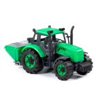 Polesie Toys Progress traktor vetőgép - zöld