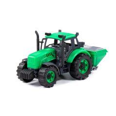 Polesie Toys Progress traktor vetőgép - zöld