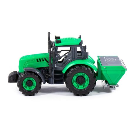 Polesie Toys Progress traktor vetőgép - zöld