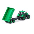 Polesie Toys Traktor Progress utánfutóval - Zöld