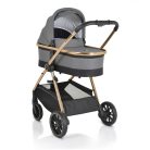 Cangaroo Hydra 3in1 babakocsi i-size hordozóval - Szürke