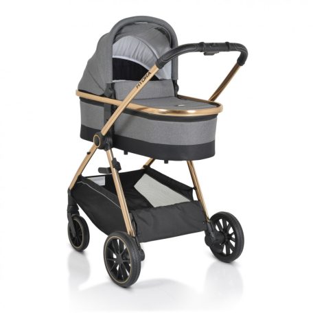 Cangaroo Hydra 3in1 babakocsi i-size hordozóval - Szürke