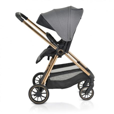 Cangaroo Hydra 3in1 babakocsi i-size hordozóval - Szürke